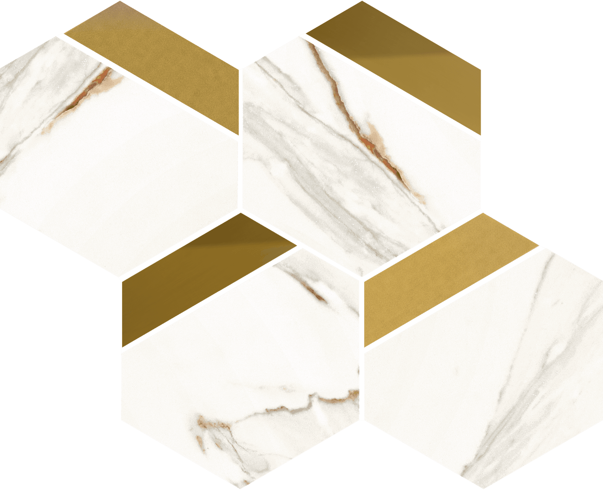 Hexa Gold Calacatta